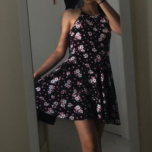 Halter Flare Dress Aeropostale